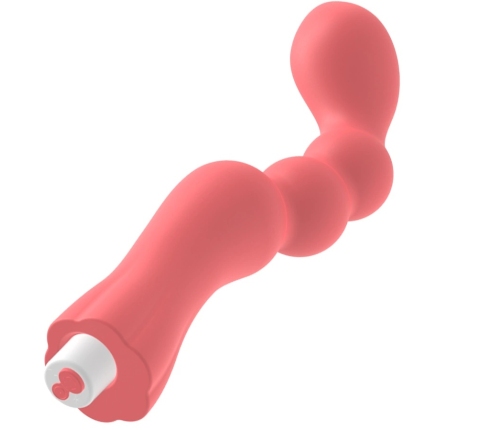 G-SPOT Gohan Vibrator Light Red - Ergonomic USB Rechargeable Massager
