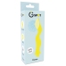 G-SPOT Gavyn Vibrating Massager Yellow - Medical Silicone, USB, 10 Modes