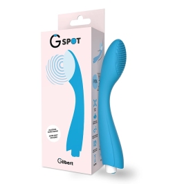 G-SPOT Gylbert Turquoise Blue Rechargeable Intimate Massager 200mm