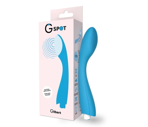 G-SPOT Gylbert Turquoise Blue Rechargeable Intimate Massager 200mm