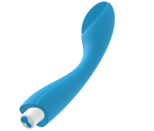 G-SPOT Gylbert Turquoise Blue Rechargeable Intimate Massager 200mm
