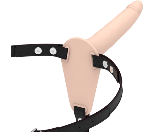 Fetish Submissive Silicone Harness Flesh 15cm - Adjustable Comfort Fit