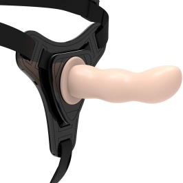 Fetish Submissive Silicone Intimate System with Harness 12.5 cm Flesh