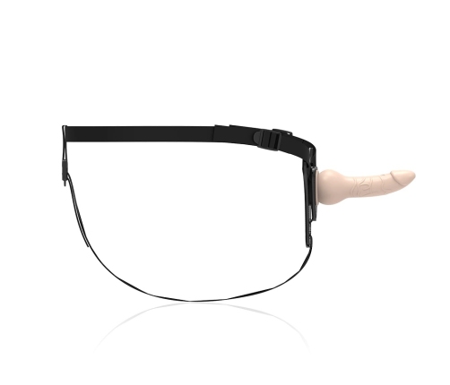 Fetish Submissive Silicone Harness System Flesh 16 cm Adjustable Belt