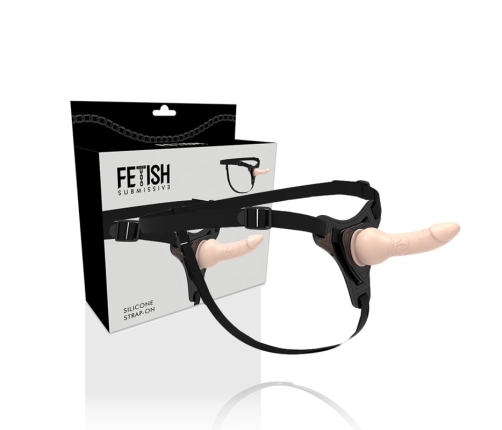 Fetish Submissive Silicone Harness System Flesh 16 cm Adjustable Belt