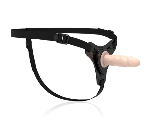 Fetish Submissive Silicone Harness System Flesh 12.5 cm Adjustable Strap