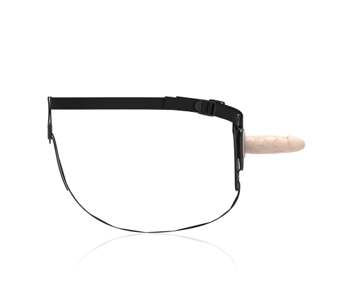 Fetish Submissive Silicone Harness System Flesh 12.5 cm Adjustable Strap