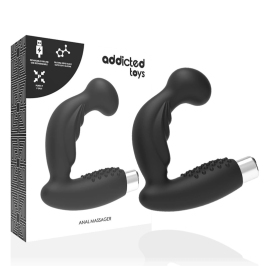 Addicted Toys Model 3 Rechargeable Intimate Massager Black 11cm Silicone Addicted Toys Model 3 Rechargeable Intimate Massager Black 11cm Silicone