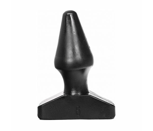 All Black AB46 Intimate Cone Plug 15.5 cm PVC Waterproof Black