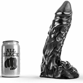 All Black Model 23 PVC Intimate Toy Black 23 cm Ergonomic Design