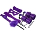 Experience Purple Series Bondage Kit - 8-Piece Synthetic Leather Set
