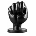 All Black AB44 Intimate Plug 13 cm, Anatomical PVC, Black Finish