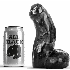 All Black Model AB43 Intimate Silicone Machine Black 17 cm