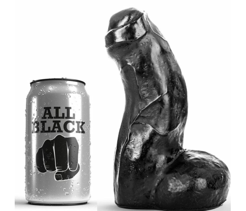 All Black Model AB43 Intimate Silicone Machine Black 17 cm