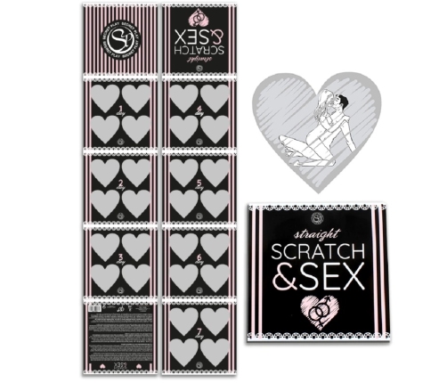 Secret Play Scratch & Fun Game for Straight Couples Multilingual Edition