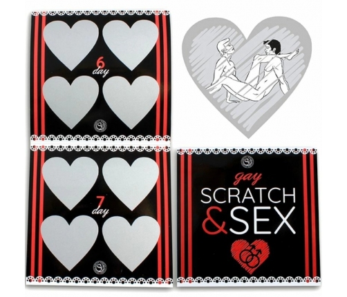 Secret Play Scratch & Fun Game for Couples LGBTQ+ Multilingual Edition