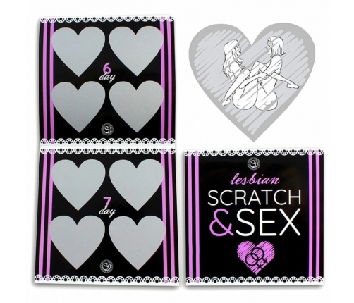 Secret Play Scratch & Discover Couples Game - Lesbian Edition, Multilingual