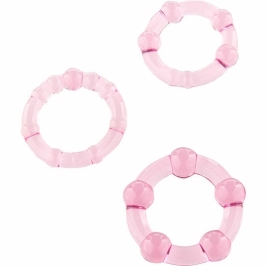 Seven Creations Pink Silicone Support Rings Set of 3 - Adjustable Sizes Seven Creations Pink Silicone Support Rings Set of 3 - Adjustable Sizes