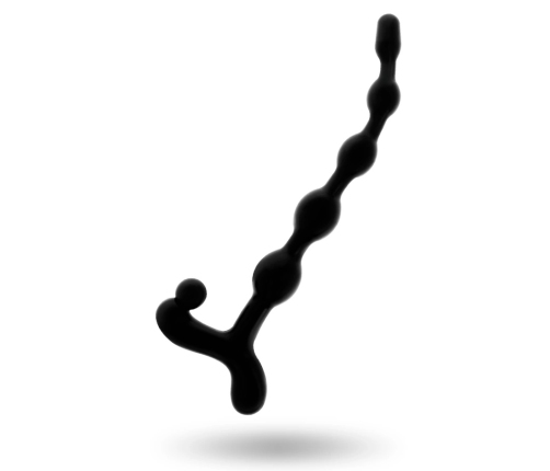 Addicted Toys Anal Bead Chain 22cm Black - Flexible Silicone System