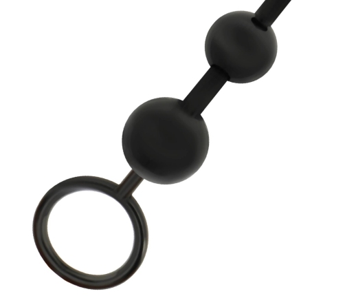 Addicted Toys Bead Chain 29 cm Black - Flexible Silicone System