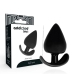 Addicted Toys Intimate Cone Plug 6.5cm - Flexible Ergonomic Design, Black