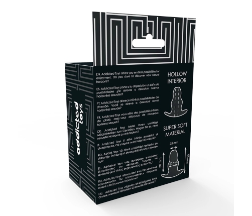 Addicted Toys Medium Anal Dilator 9.5 cm Transparent TPE System