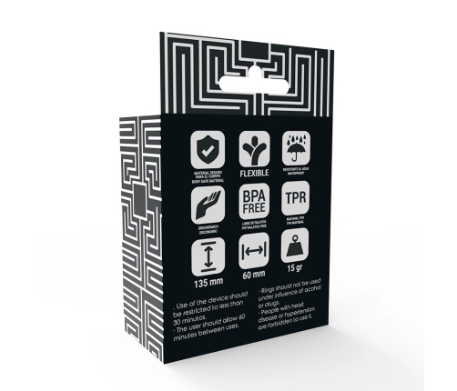 Addicted Toys Rings Set Transparent - 3 Sizes, Flexible Material