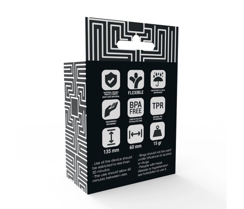 ADDICTED TOYS C-Ring Set Clear - Flexible Silicone Support Rings, 3 Sizes