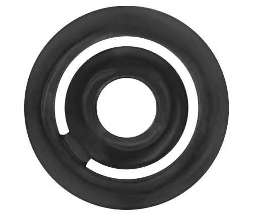 Addicted Toys Potenz Dual Silicone Support Ring Set Black 42/20mm