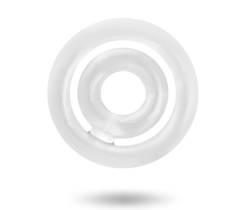 ADDICTED TOYS Potenz C-Ring Clear Silicone Dual Support Set 42/20mm