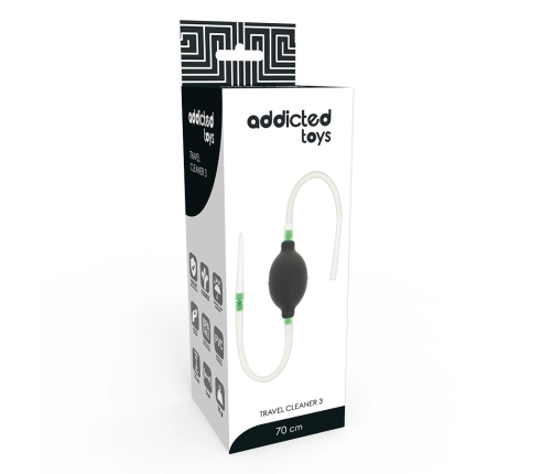 ADDICTED TOYS Black Intimate Hygiene Set Compact Travel Size TPR