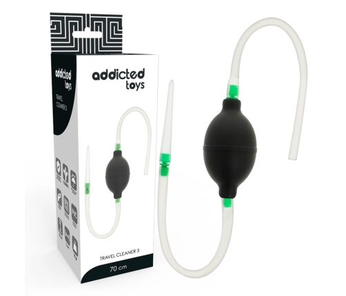 ADDICTED TOYS Black Intimate Hygiene Set Compact Travel Size TPR