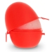 Jamyjob Red Egg Intimate Machine with Silk Texture & Lubricant, Discreet Case