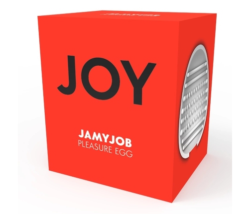 Jamyjob Red Egg Intimate Machine with Silk Texture & Lubricant, Discreet Case