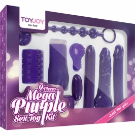 TOYJOY Just For You Mega Purple 9-Piece Intimate Set with Remote Egg