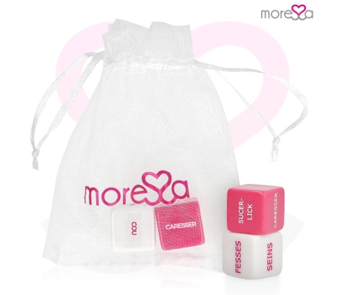 Moressa French Edition Dice Game - Action & Location Resin Set with Bag