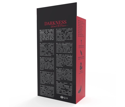 Darkness Silicone Plug with Decorative White Tail, Medium Size