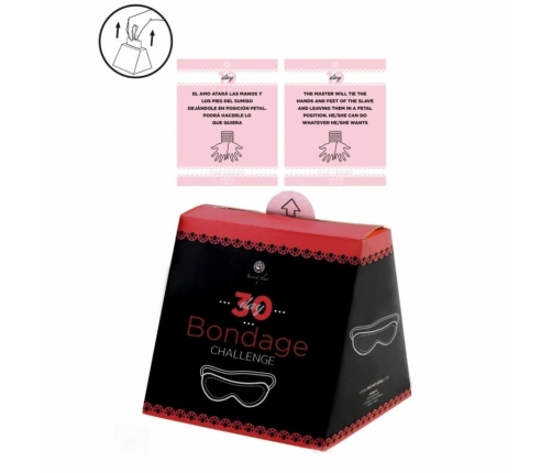 Secret Play Challenge 30 Days Set - Interactive Bondage Experience Cards EN/ES
