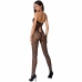 Passion BS065 Bodystocking Black Lace Mesh One Size