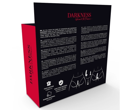 DARKNESS - PANTIES CON PLUG Y DILDO INTERCAMBIABLE