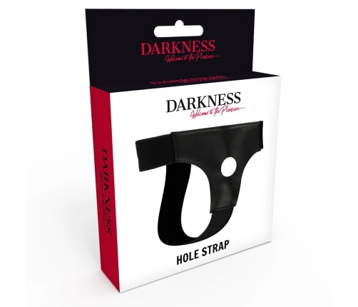 Darkness Adjustable PU Leather Harness with Universal Opening, One Size