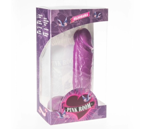 PINK ROOM Amadeo Intimate Model PVC Purple 15.5cm with Suction Base