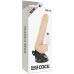 BASECOCK Vibrating Intimate Device Remote-Controlled Natural 19.5cm TPE
