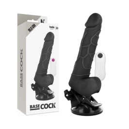 BASECOCK Remote Control Flexible Vibrating Model Black 19.5 cm TPE BASECOCK Remote Control Flexible Vibrating Model Black 19.5 cm TPE
