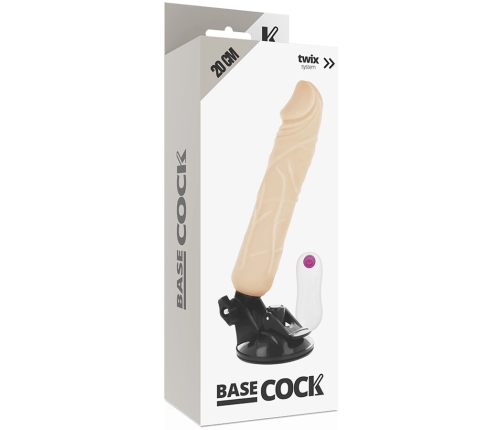 BASECOCK Vibrating Intimate Device Remote Control Flesh 20x4cm TPE