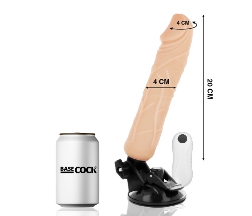BASECOCK Vibrating Intimate Device Remote Control Flesh 20x4cm TPE