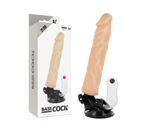 BASECOCK Vibrating Model Remote-Controlled Flexible Flesh 21x4cm