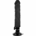 BASECOCK Vibrating Silicone Device 21cm Black with Wired Remote Control