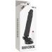 BASECOCK Vibrating Silicone Device 21cm Black with Wired Remote Control