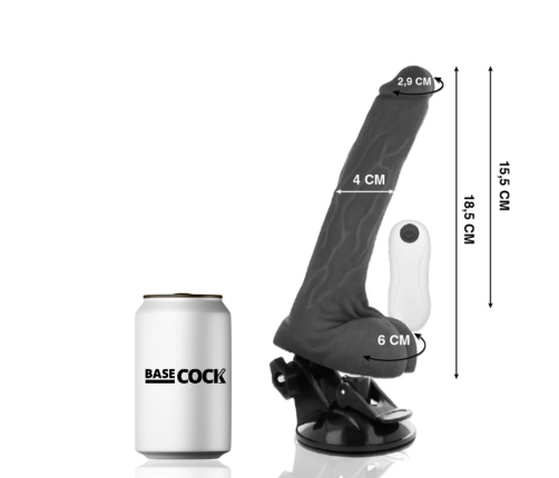 BASECOCK Articulable Remote-Control Model Black 18.5 cm x 4 cm